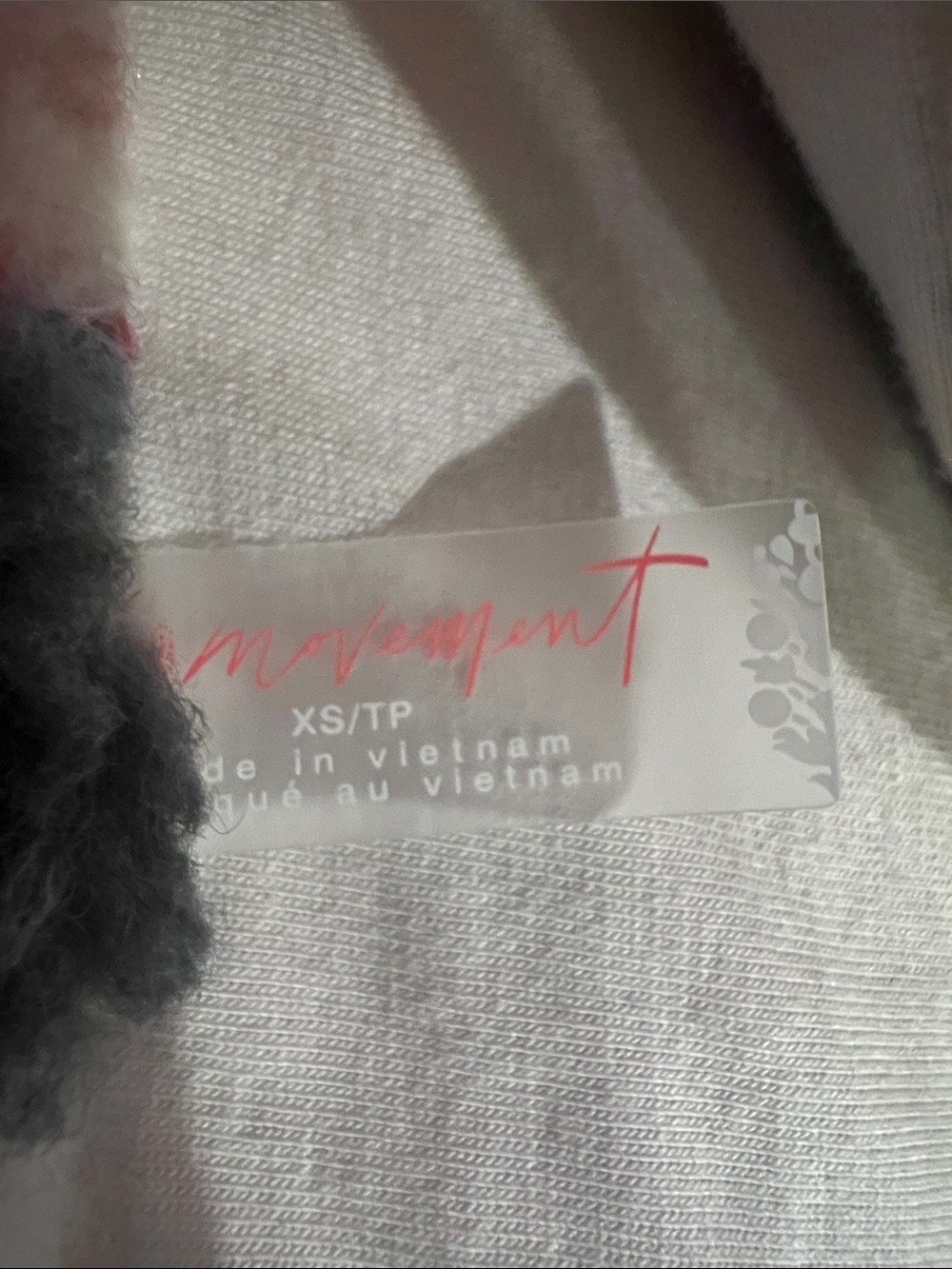 FP Movement Fleece Jacket Snap Front Cropped Slouchy Sherpa Pink Blue XS NWT - Picture 11 of 11